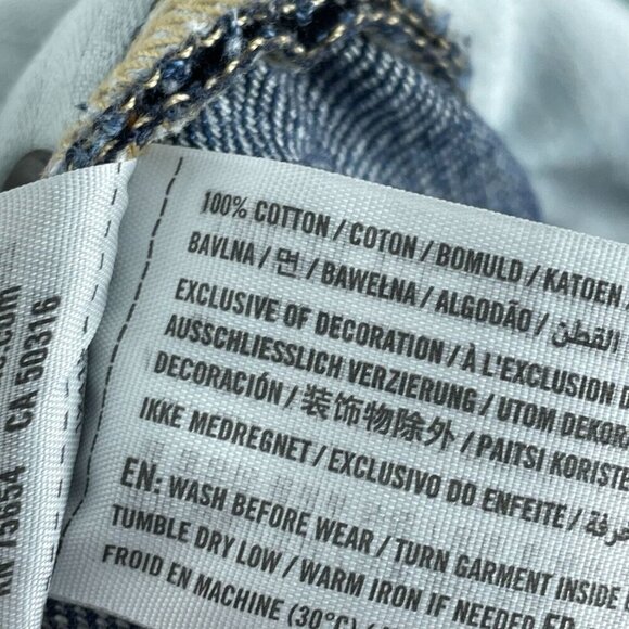 Abercrombie & Fitch Womens Distressed Size 28 Worn Look Button Fly 5087 - Picture 5 of 9